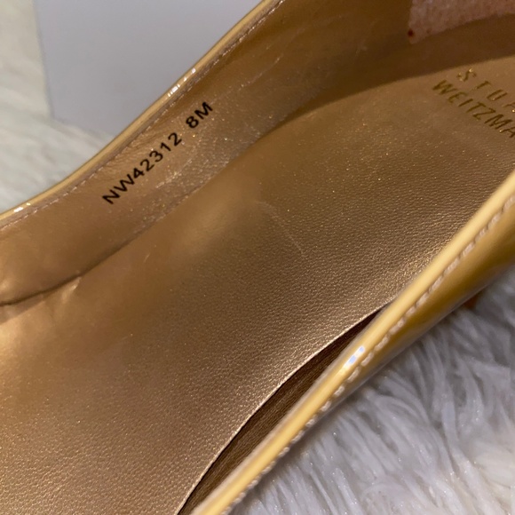 Stuart Weitzman peep toe patent pumps 2 1/2" heel - Picture 5 of 6